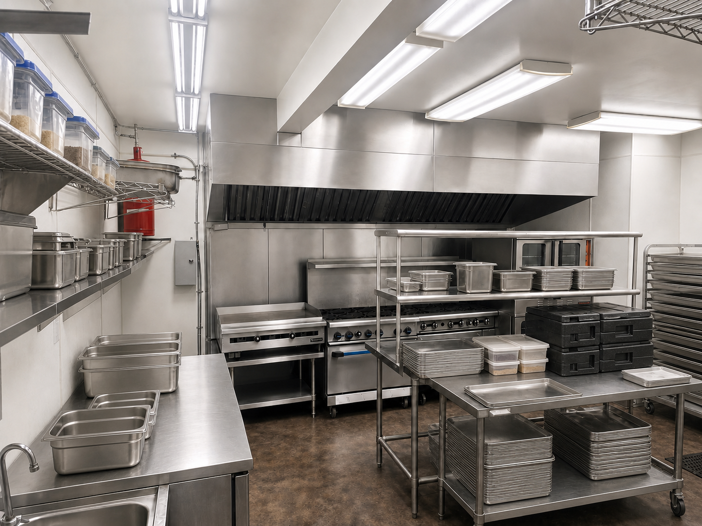 Illustrative catering commissary concept based on spaces at 4235 Edgmont Avenue